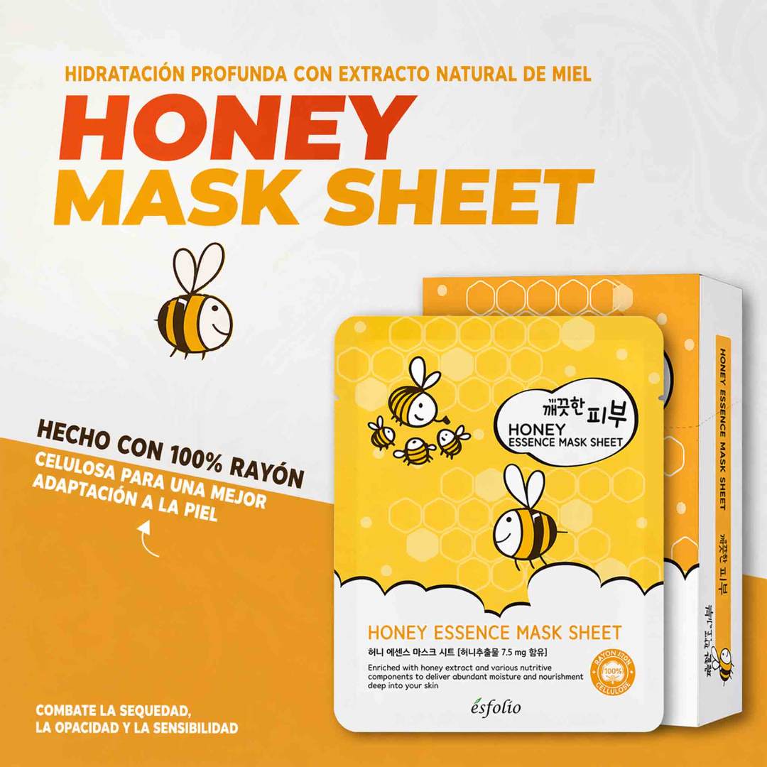 Mascarilla Honey Essence Esfolio Pack De 10 Uni