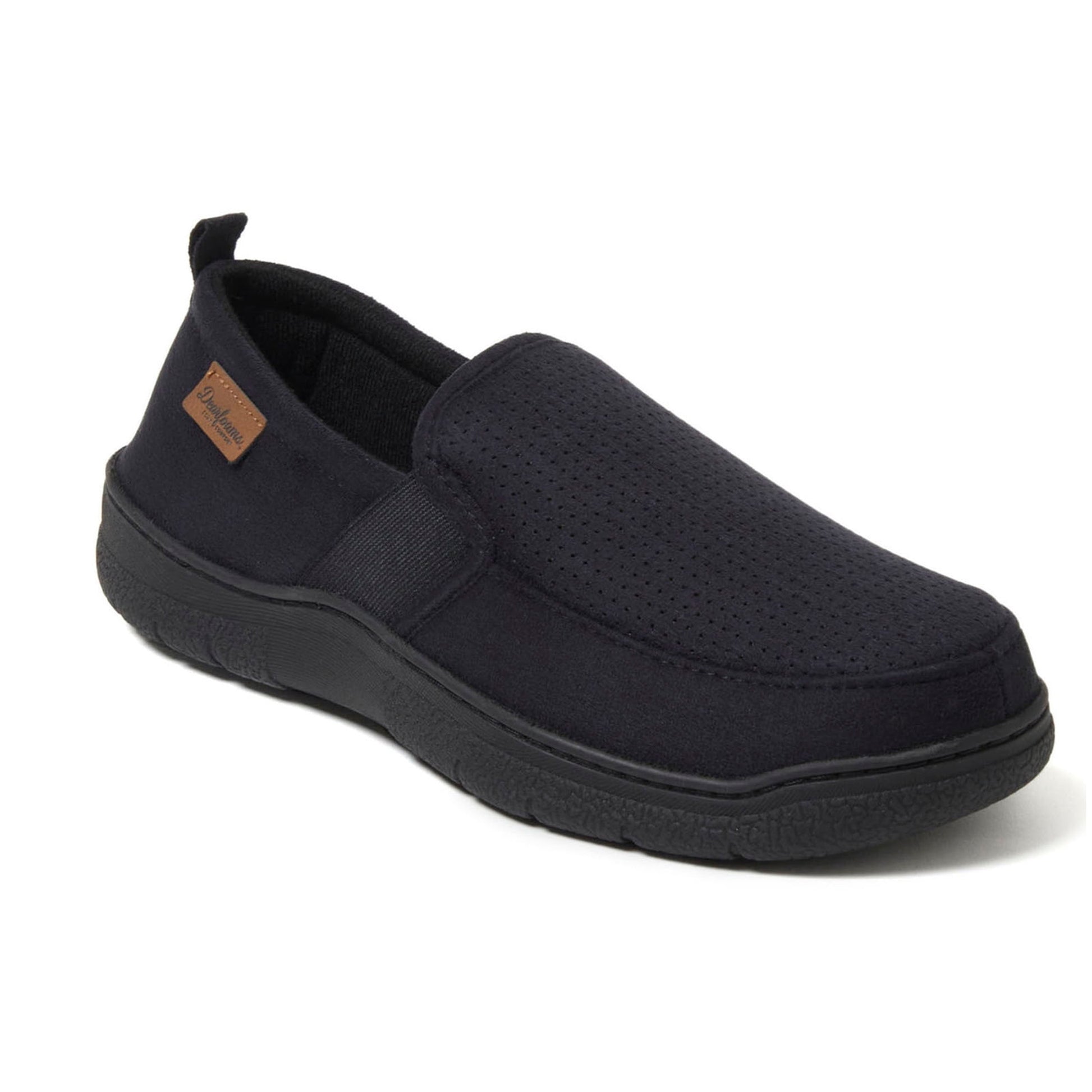 Pantuflas Hombre Dearfoams Cozy Comfort Negro Interior/Exterior DEARFOAMS- Dermocosmetica_belleza_online
