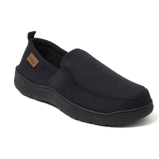 Pantuflas Hombre Dearfoams Cozy Comfort Negro Interior/Exterior DEARFOAMS- Dermocosmetica_belleza_online