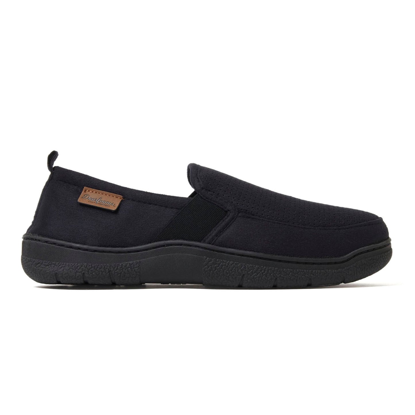 Pantuflas Hombre Dearfoams Cozy Comfort Negro Interior/Exterior DEARFOAMS- Dermocosmetica_belleza_online