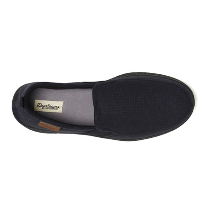 Pantuflas Hombre Dearfoams Cozy Comfort Negro Interior/Exterior DEARFOAMS- Dermocosmetica_belleza_online