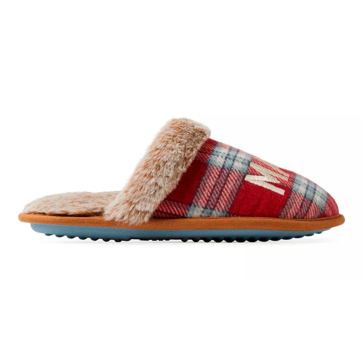 Pantuflas Dearfoams Mama Bear Scuff Red Plaid Para Mujer DEARFOAMS- Dermocosmetica_belleza_online