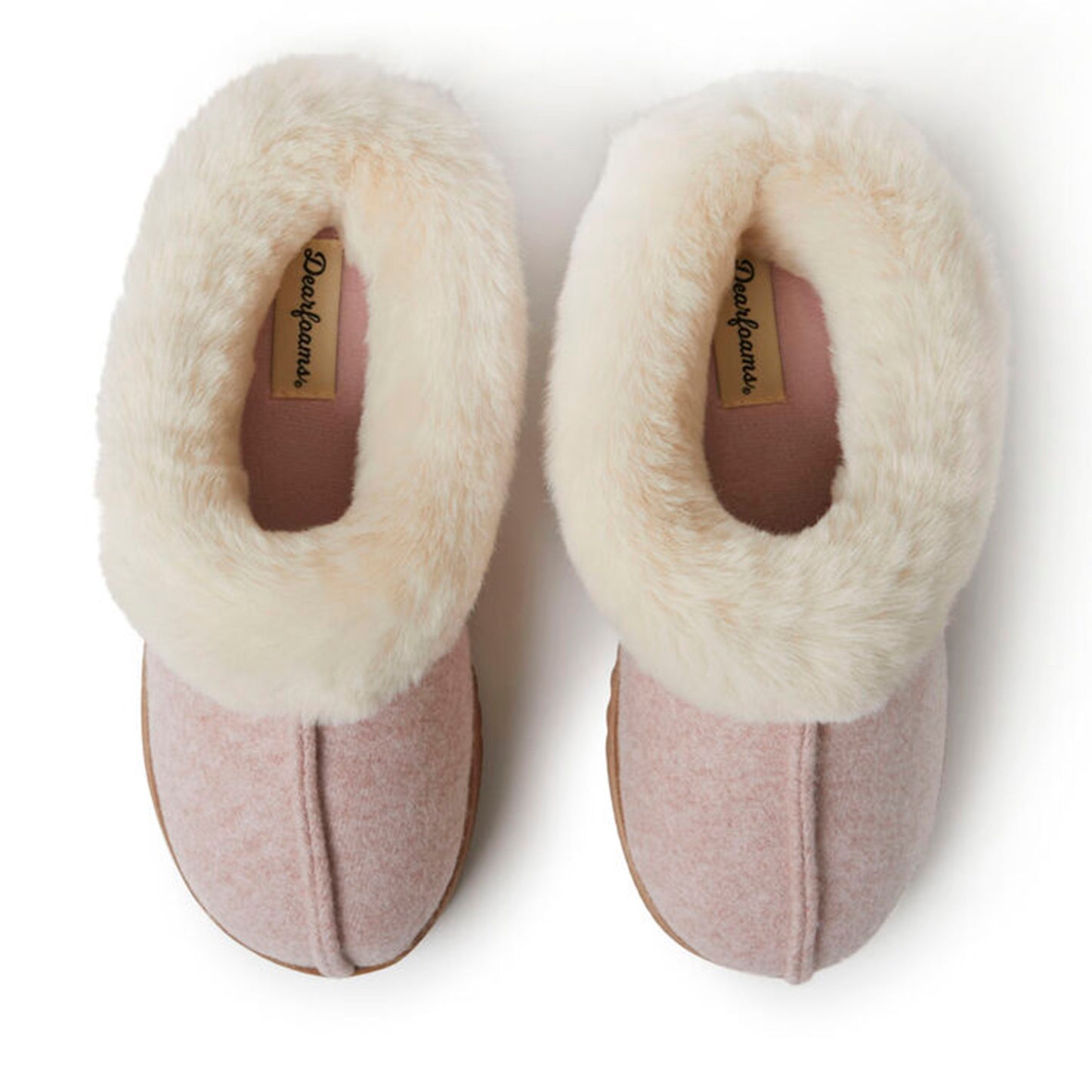 Pantuflas Dearfoams Chloe Knit Clog Rosa Para Mujer Con Regulación De Temperatura DEARFOAMS- Dermocosmetica_belleza_online