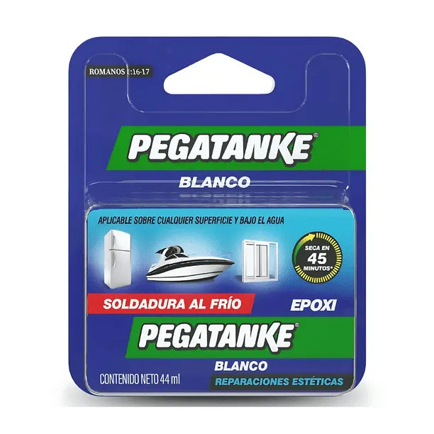 Pegatanke Epoxi soldadura al frío en variantes blanco y negro, adhesivo de 2 componentes para reparaciones
