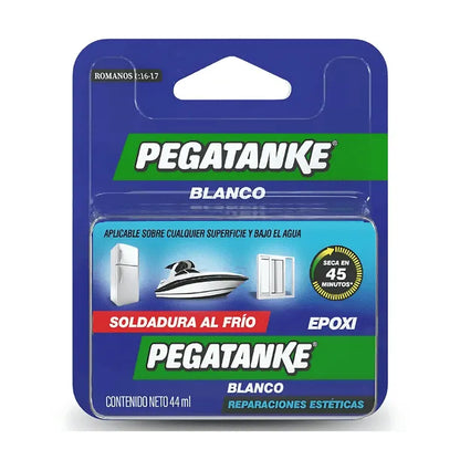 Pegatanke Epoxi soldadura al frío en variantes blanco y negro, adhesivo de 2 componentes para reparaciones