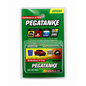 Pegatanke Epoxi soldadura al frío en variantes blanco y negro, adhesivo de 2 componentes para reparaciones
