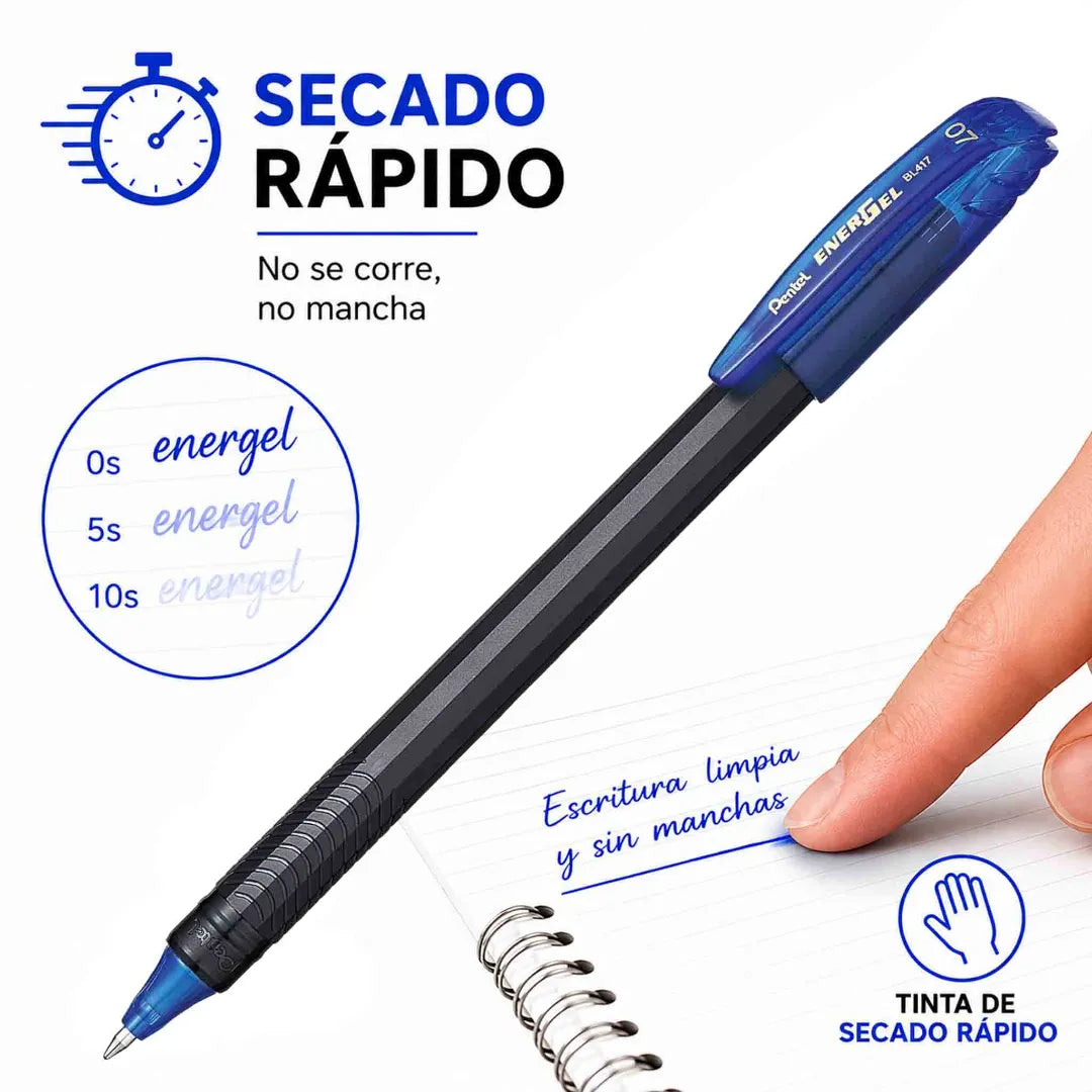 Lápiz Pentel EnerGel Makkuro 0.7 mm