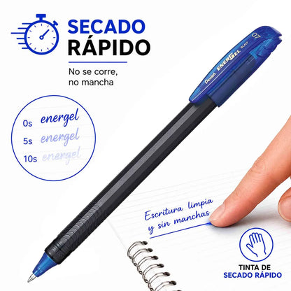Lápiz Pentel EnerGel Makkuro 0.7 mm