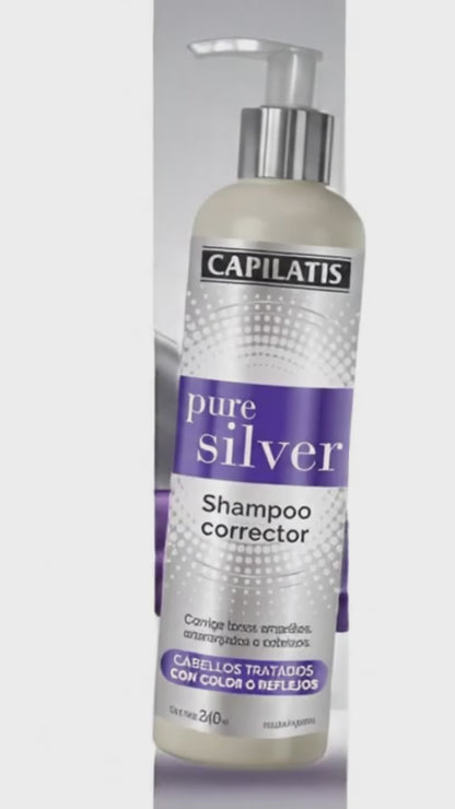 Capilatis Pure Silver Shampoo 240ml – Efecto Desamarillador