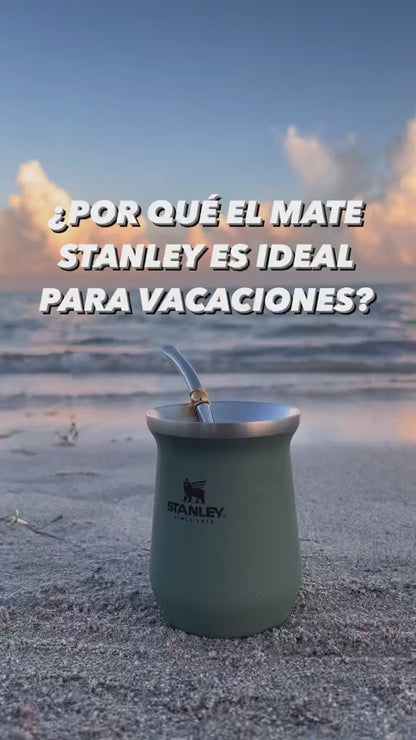 Mate Stanley Verde 236 ml – Estilo y Resistencia en Cada Cebada