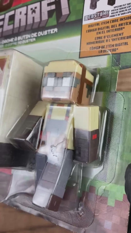 Minecraft Figura 8cm Cofre Duster Core 2 Pack