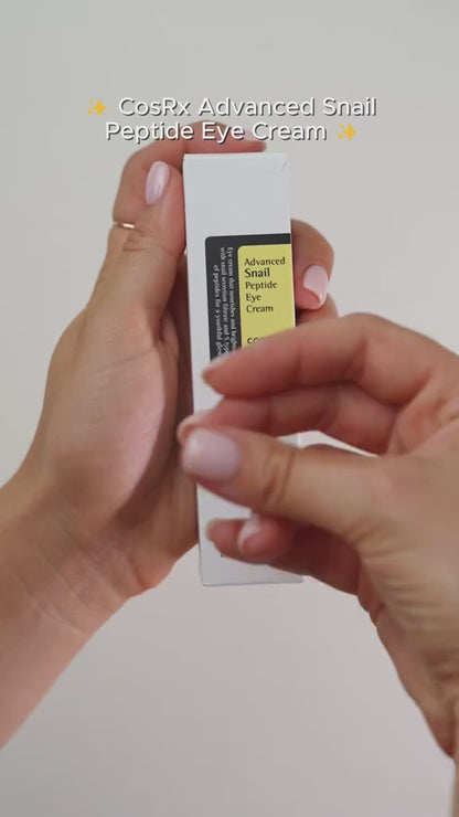 Cosrx Snail Peptide Eye Cream 25 ml Contorno de Ojos
