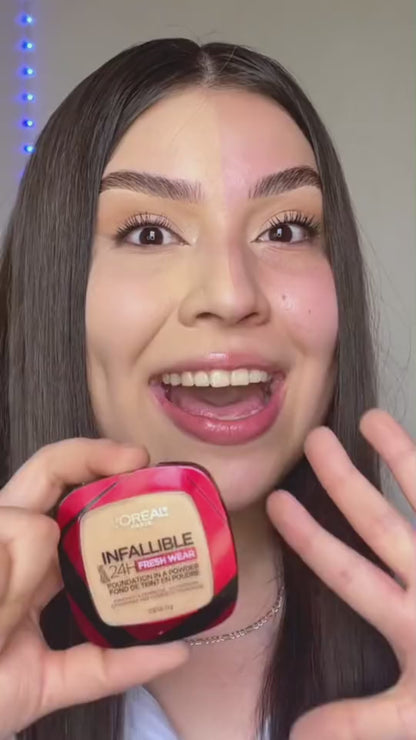 Loreal Infaillible 24H Fresh Wear Polvo Compacto Cobertura Total