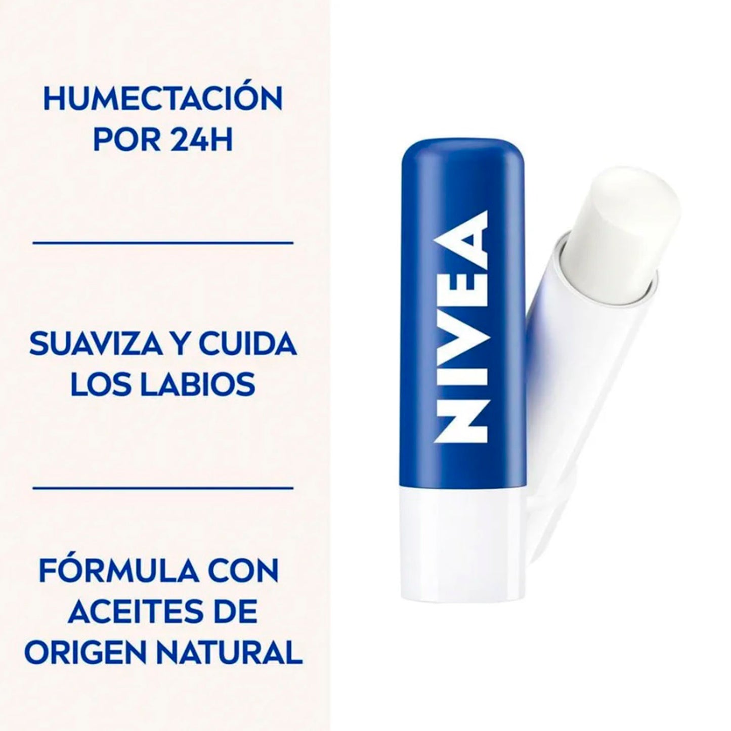 Bálsamo Labial Nivea Original Care 4,8gr NIVEA- Dermocosmetica_belleza_online