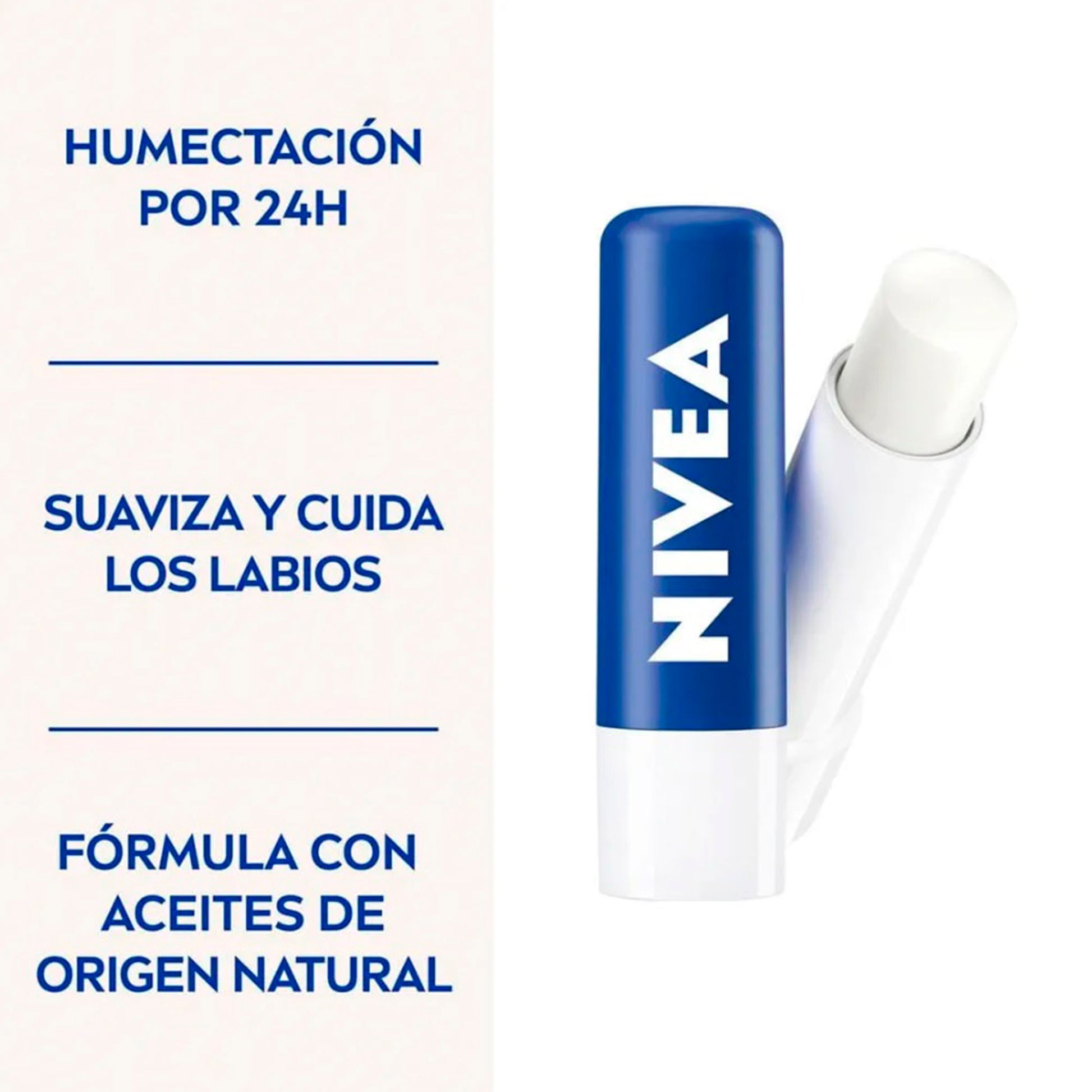 Bálsamo Labial Nivea Original Care 4,8gr NIVEA- Dermocosmetica_belleza_online