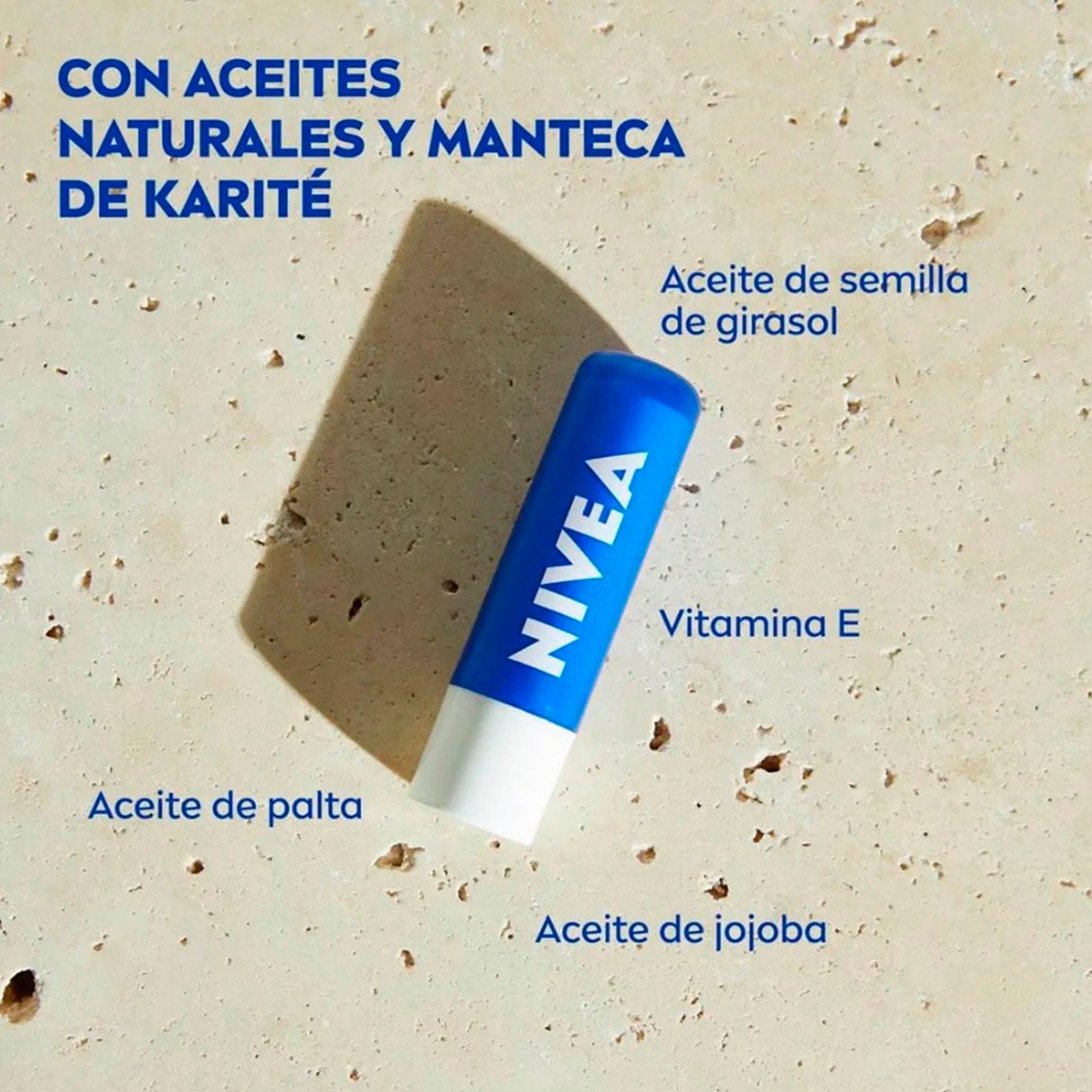 Bálsamo Labial Nivea Original Care 4,8gr NIVEA- Dermocosmetica_belleza_online
