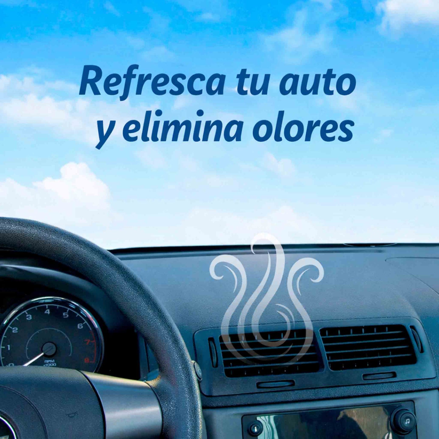 Aromatizante para auto Refresh Your Car doble fragancia New Car y Cool Breeze con clip de ventilación