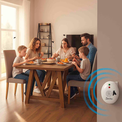 Zecto Repelente Eléctrico Moscas Ultrasonido
