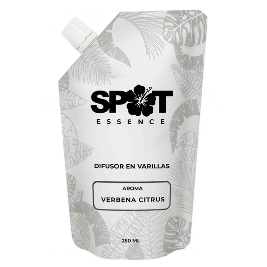 Refill Repuesto Aromatizador de Varillas Spot Essence Verbena Citrus 250ml