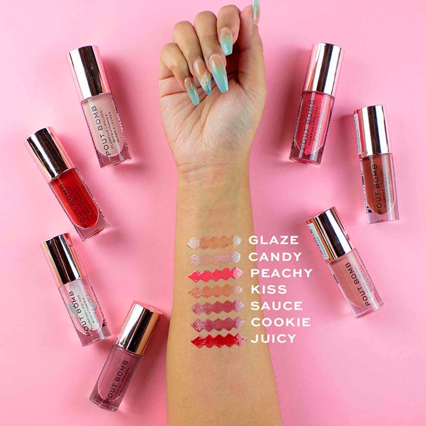 Revolution Bomb Plumping Gloss Peachy – Brillo Labial