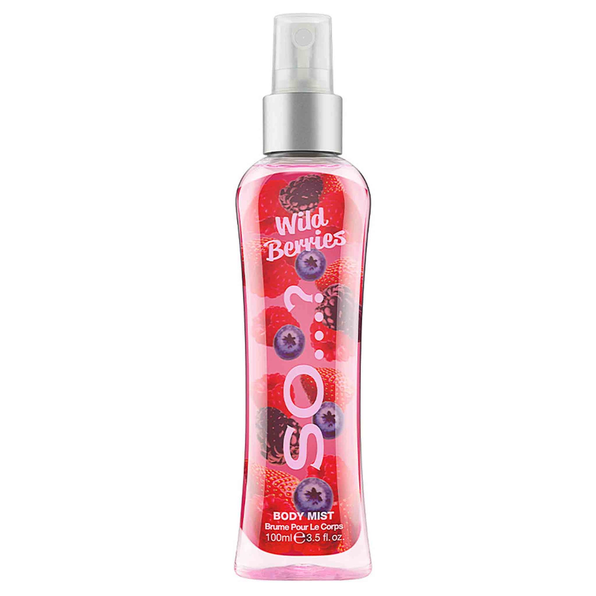 SO...? Wild Berries Body Mist 100ml bruma corporal aroma frutos rojos
