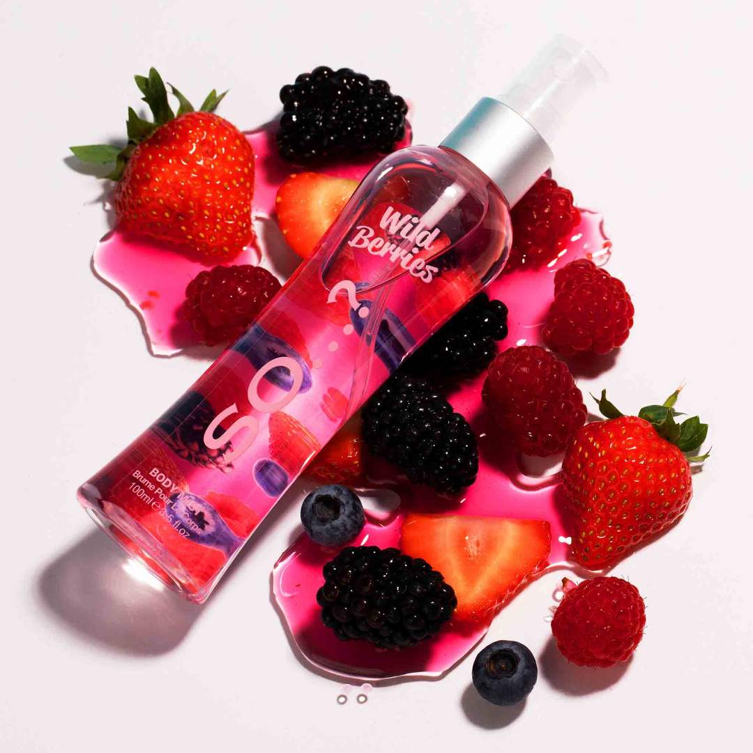SO...? Wild Berries Body Mist 100ml bruma corporal aroma frutos rojos
