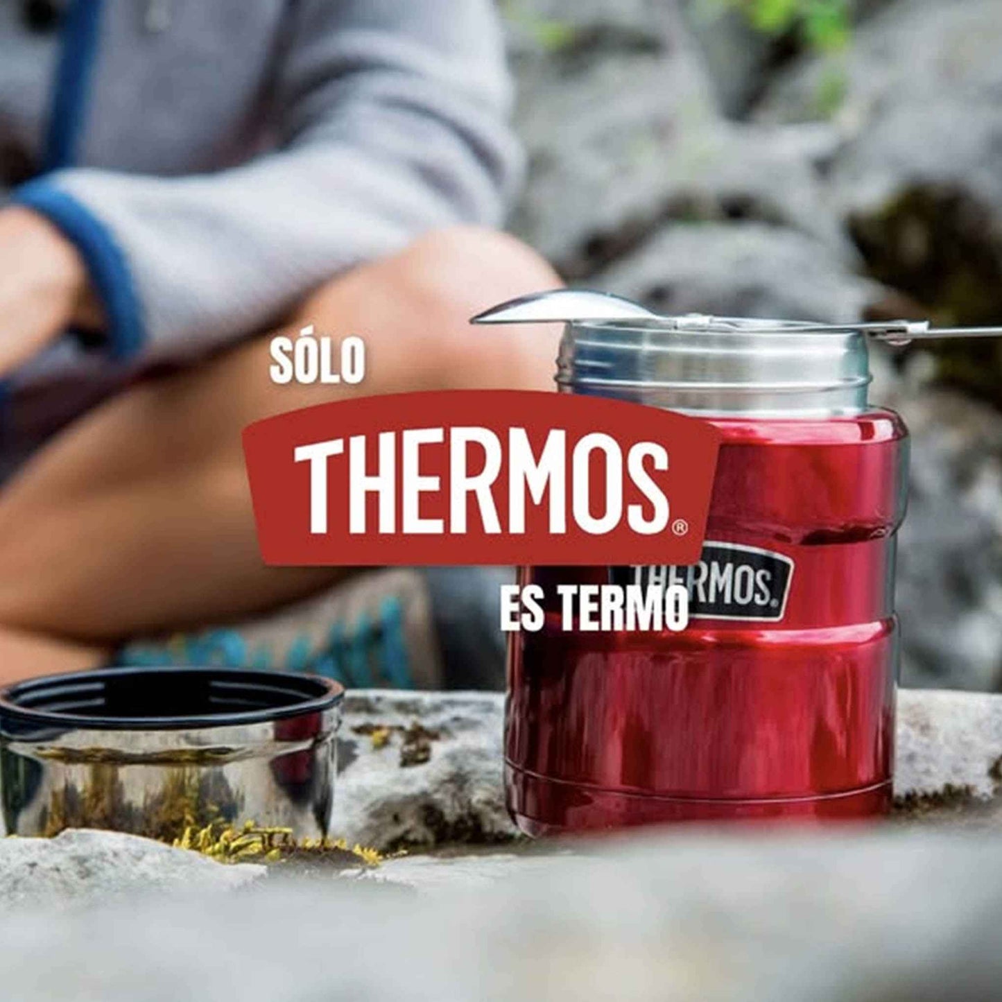 Termo de Comida Thermos King 470 ml – Acero Inoxidable Rojo Thermos- Dermocosmetica_belleza_online
