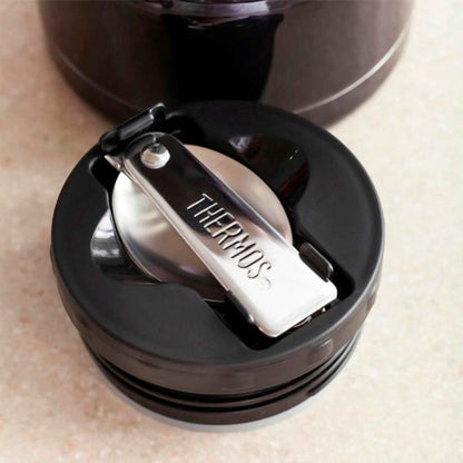 Termo de Comida Thermos 470 ml – Acero Inoxidable Negro, Hermético y Duradero THERMOS- Dermocosmetica_belleza_online