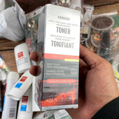 Tónico Facial Hidratante Exfoliante Para Hombre Miniso Con Barro Volcánico MINISO- Dermocosmetica_belleza_online