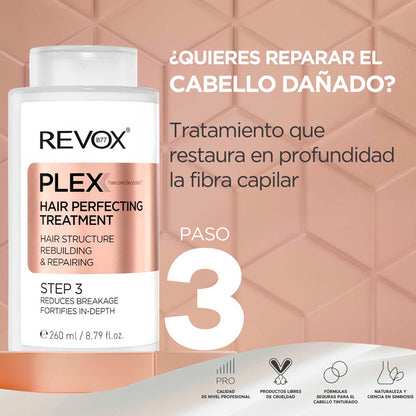 Revox B77 Plex Paso 3 · Tratamiento Fortalecedor para un Cabello Perfecto REVOX- Dermocosmetica_belleza_online