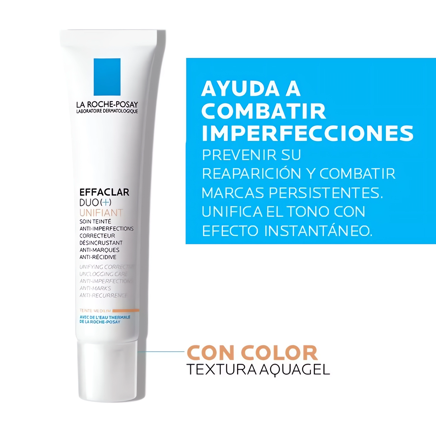Crema Anti-imperfecciones Effaclar Duo + Unifiant 40 Ml LA ROCHE POSAY- Dermocosmetica_belleza_online