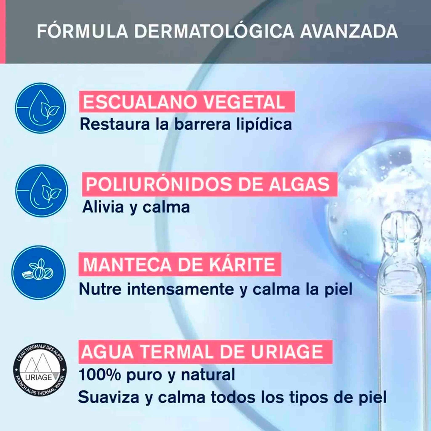 Uriage Toléderm Control Contorno de Ojos 15 ml | Calmante para Piel Sensible