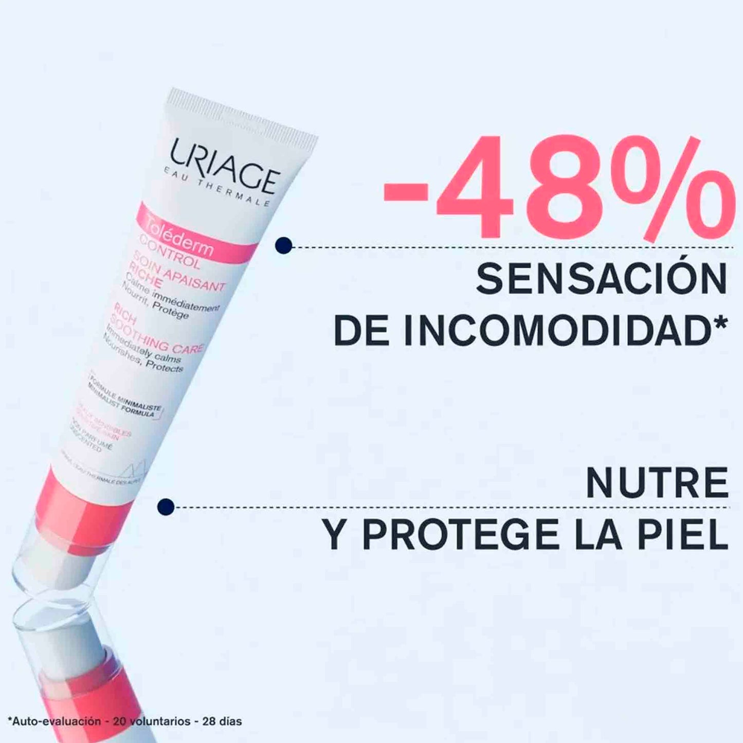 Uriage Toléderm Control Contorno de Ojos 15 ml | Calmante para Piel Sensible