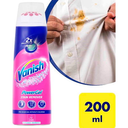Vanish Powergel 200 ml – Quita Manchas Limpieza Profunda VANISH- Dermocosmetica_belleza_online