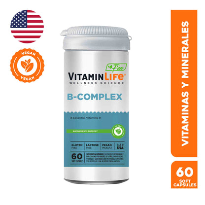 VitaminLife Free B Complex 60 Cápsulas