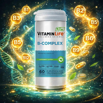 VitaminLife Free B Complex 60 Cápsulas