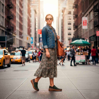 Zapatillas Dearfoams Lee Knit Mujer - Livianas Y Cómodas